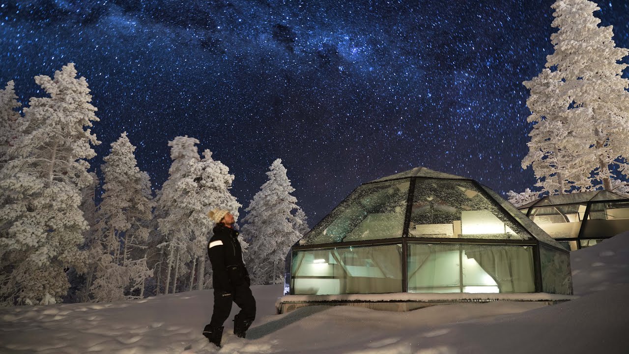 ¿Cómo es dormir en un iglú en la nieve bajo las estrellas?