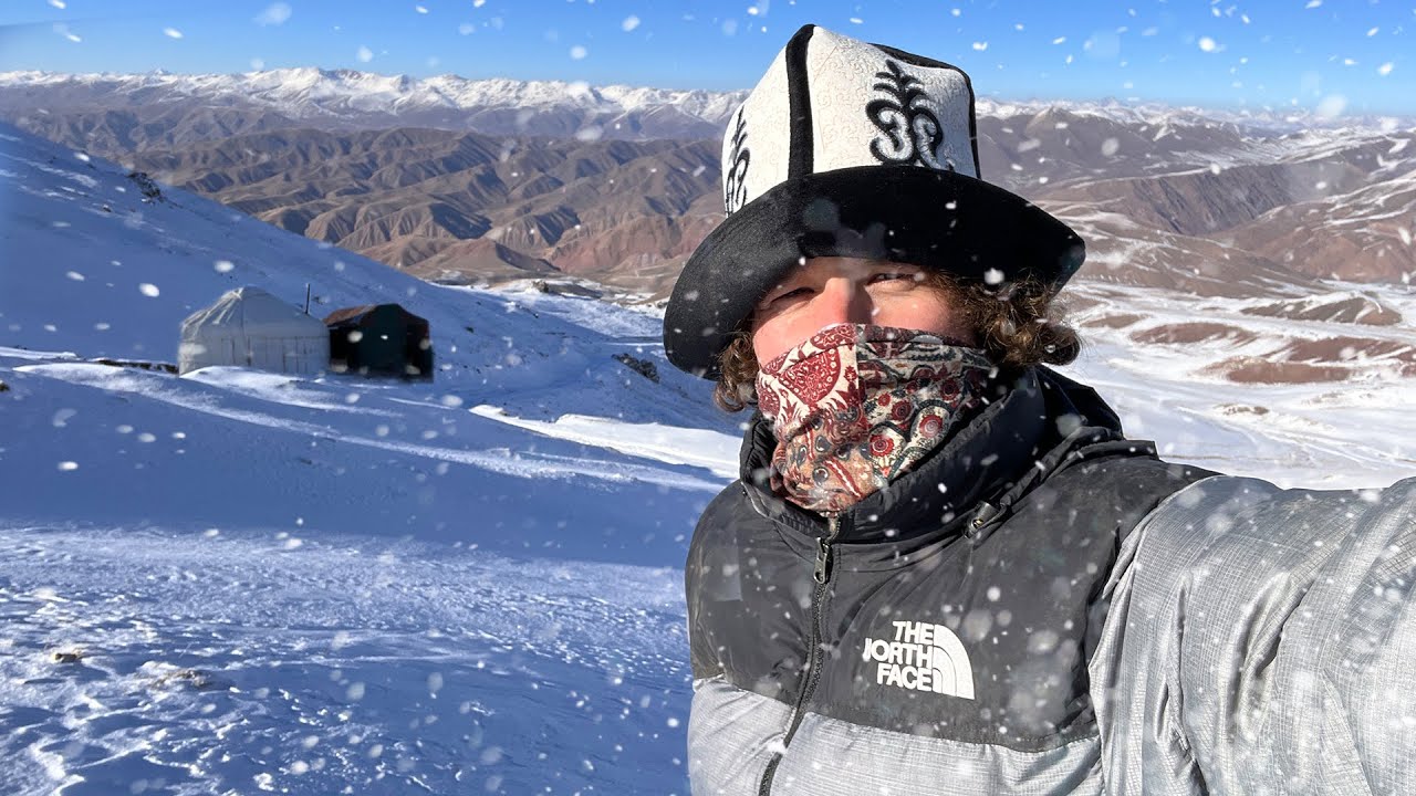 El lago más frío de KIRGUISTÁN: -20°C | Song Kol