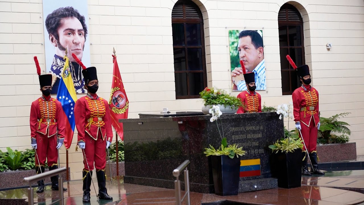 Así es la tumba de Hugo Chávez en Venezuela