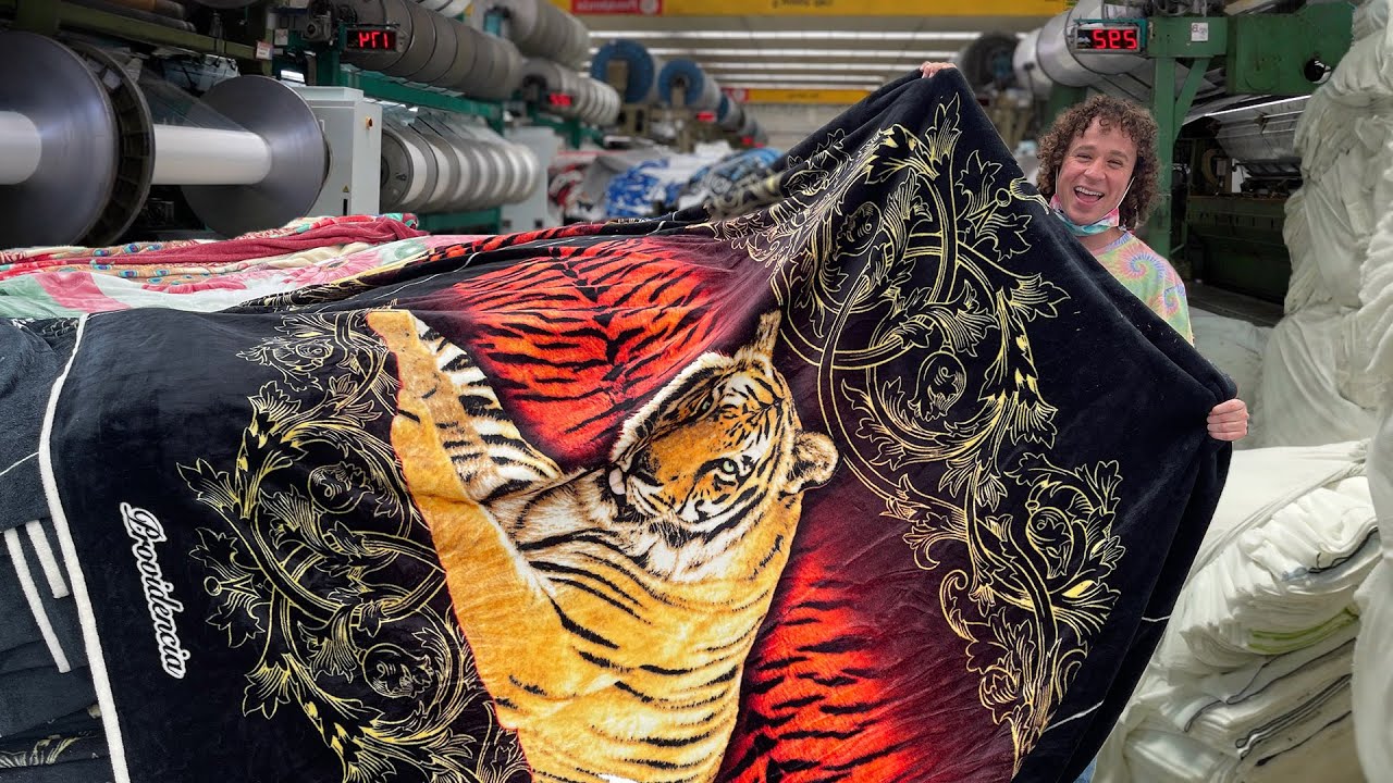 ¿Cómo se hace un cobertor de tigre? *IMPRESIONANTE PROCESO*