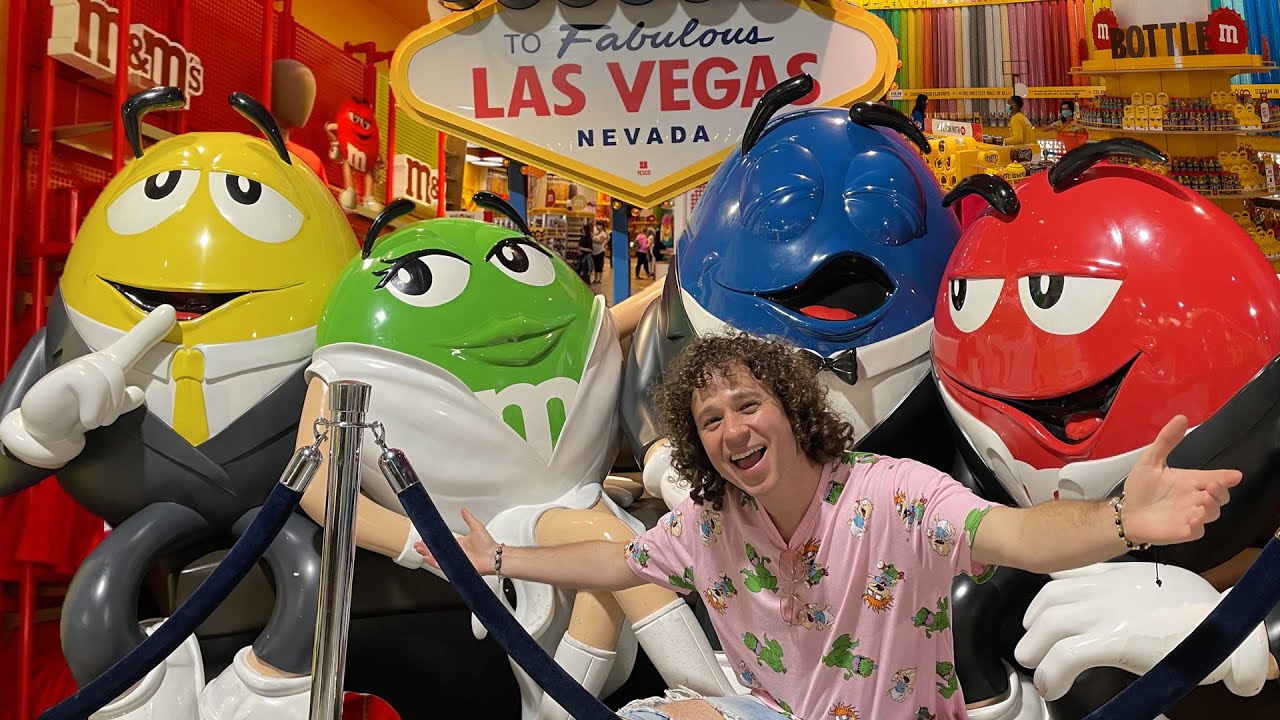 Visité la tienda de M&M’s más grande DEL MUNDO   ¡Tiene 4 pisos!