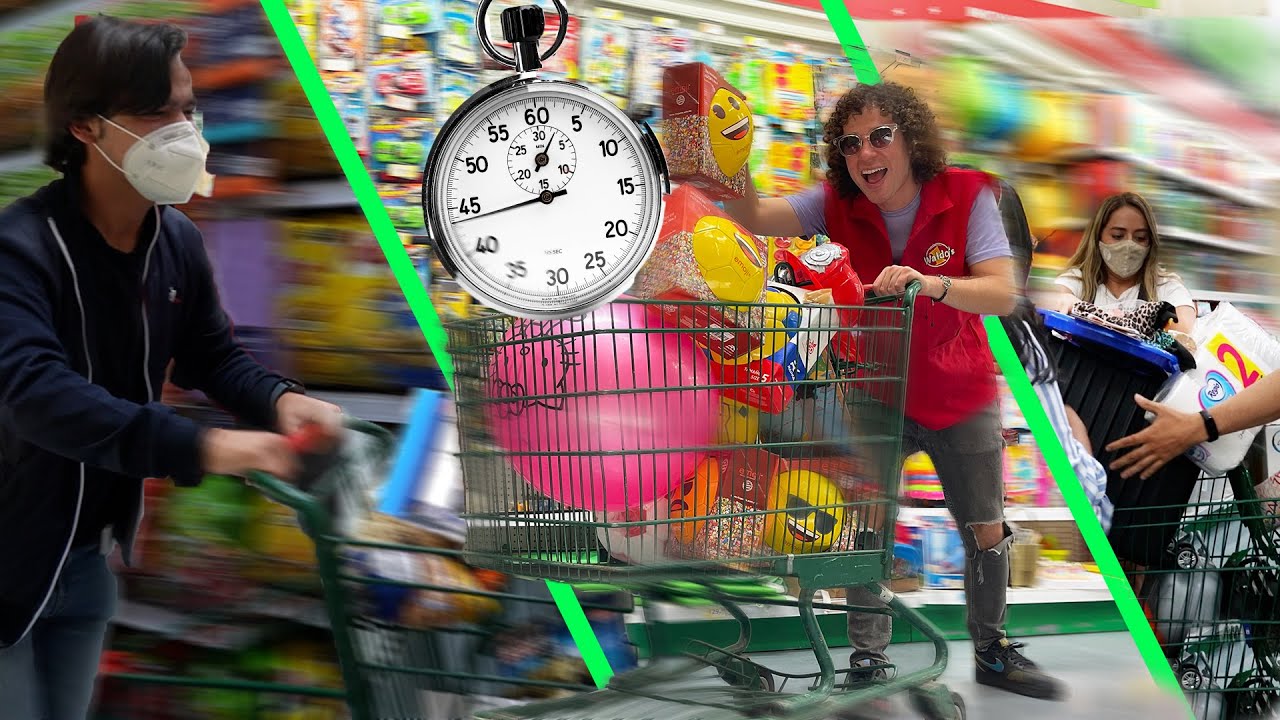 Agarra TODO LO QUE PUEDAS en 1 minuto y YO PAGO!