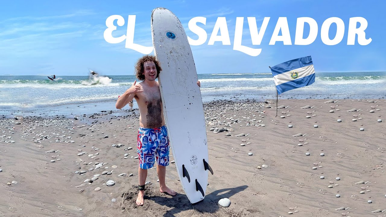La ciudad con 50 playas para surfear  ‍♂️  | El Salvador #1