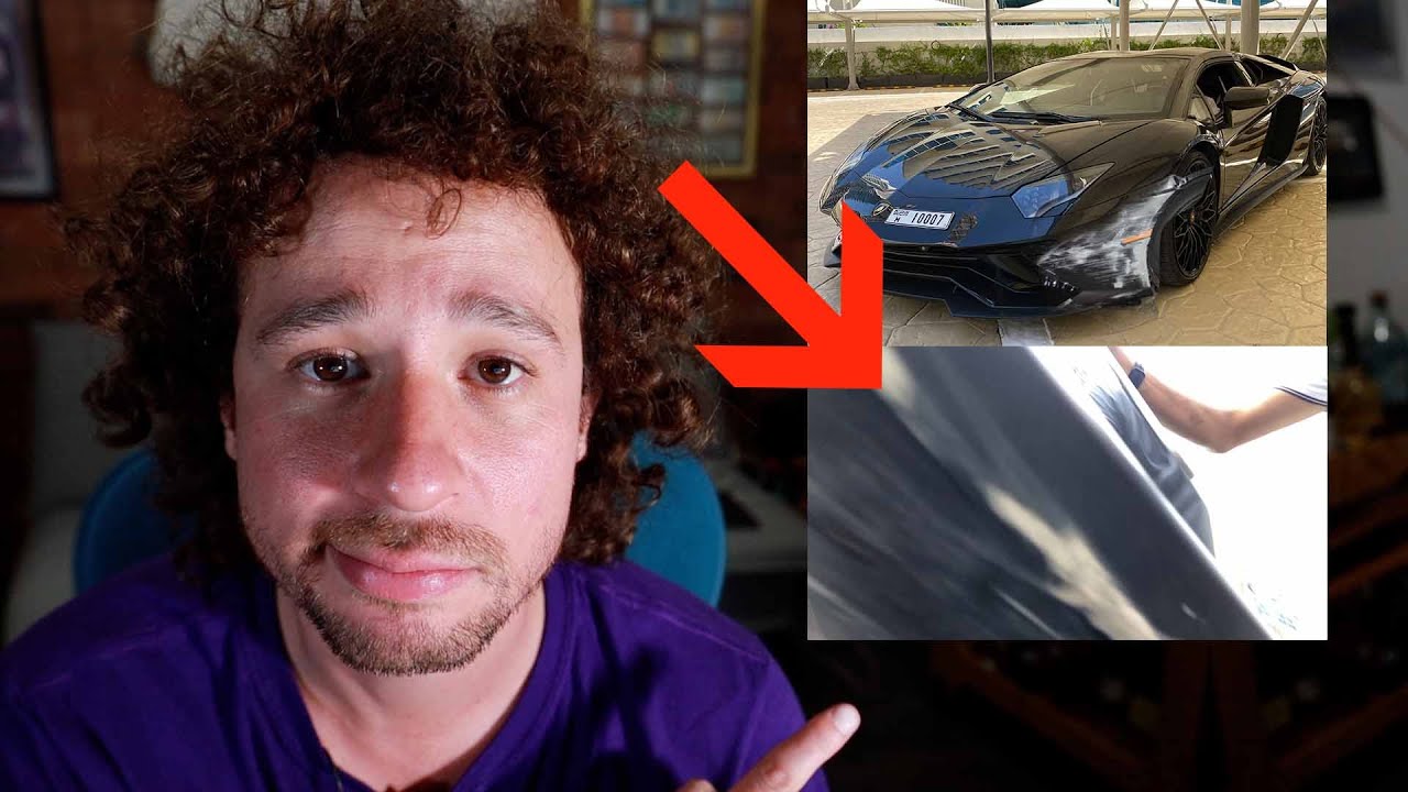 Choqué un Lamborghini y tuve que pagar muchísimo dinero