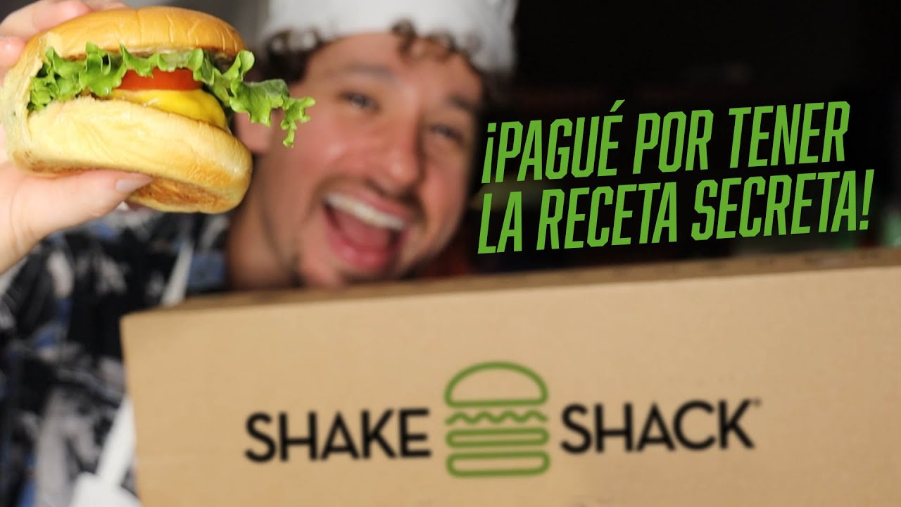 Preparé mi propia hamburguesa de SHAKE SHACK | Receta secreta