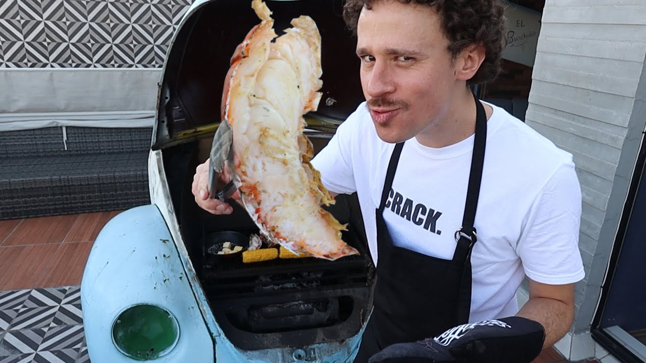¿Cómo preparar LANGOSTAS a la parrilla?   | Chef Luisillo  ‍