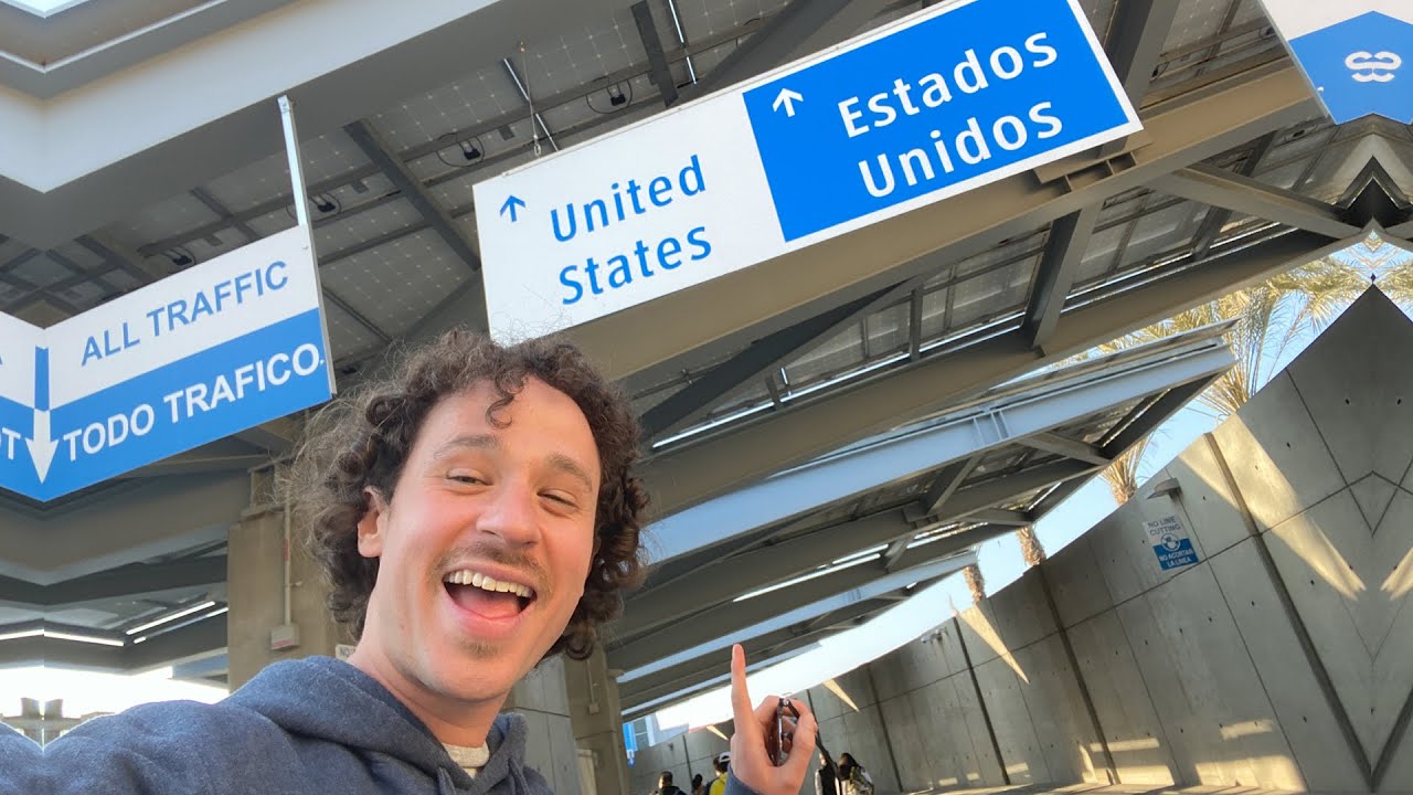 ¿Cómo es cruzar CAMINANDO la frontera de Estados Unidos?