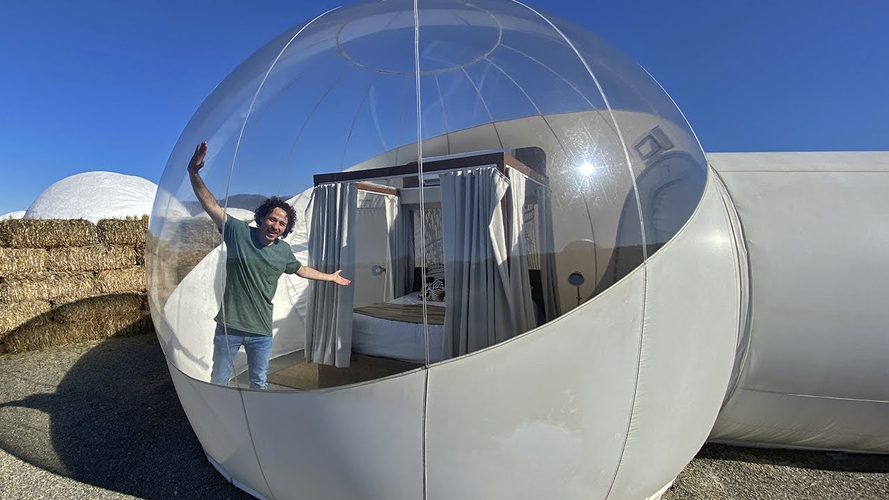 ¿Cómo es dormir en un HOTEL BURBUJA? | Camping Lujoso