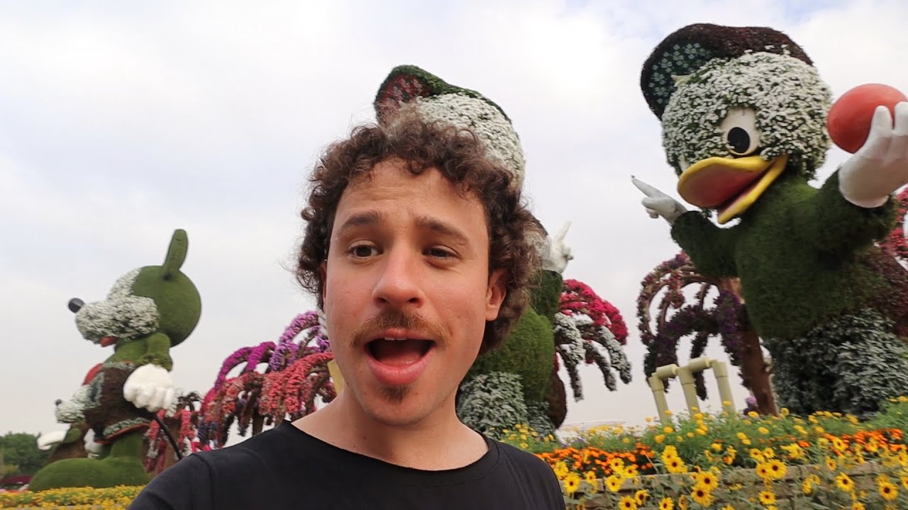 El jardín de flores MÁS CARO del mundo! | Dubai