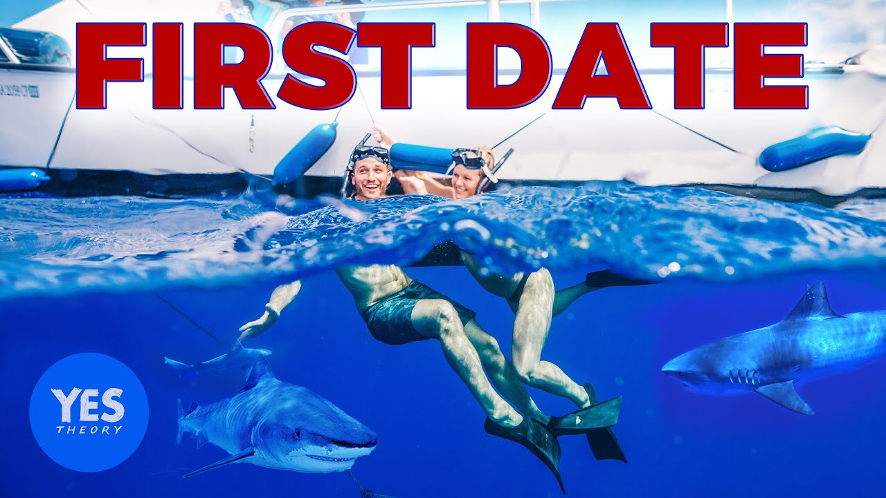 THE WORLD’S MOST DARING TINDER DATE (Cage-less Shark Diving)