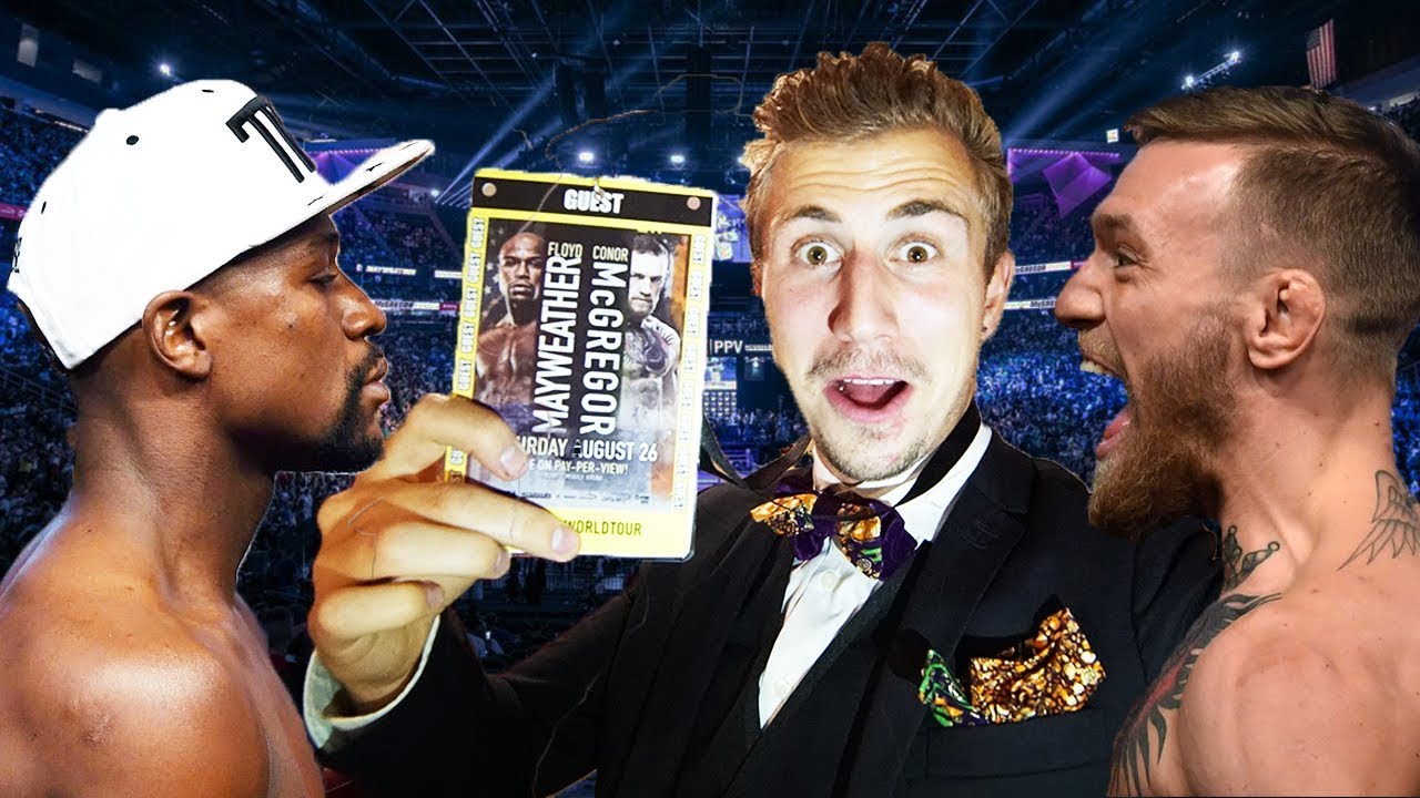 (BANNED FROM ARENA!) SNEAKING INTO THE MAYWEATHER MCGREGOR FIGHT