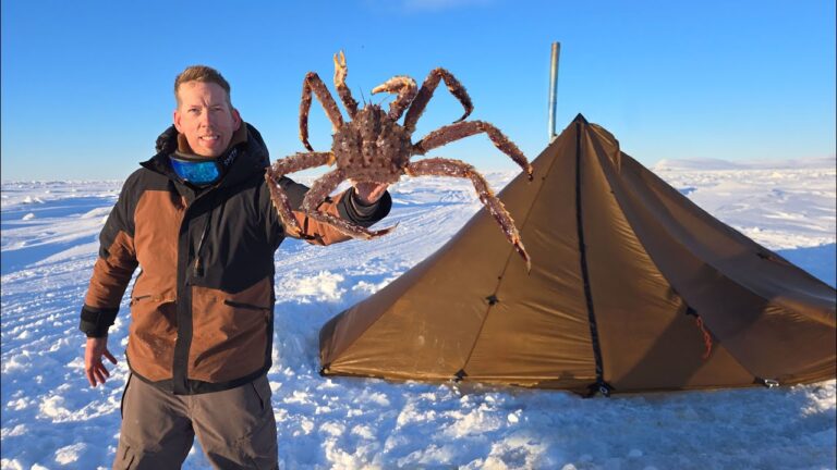 Camping on Frozen Ocean - 6 Days Fishing for King Crab & Hunting Ptarmigan hq720