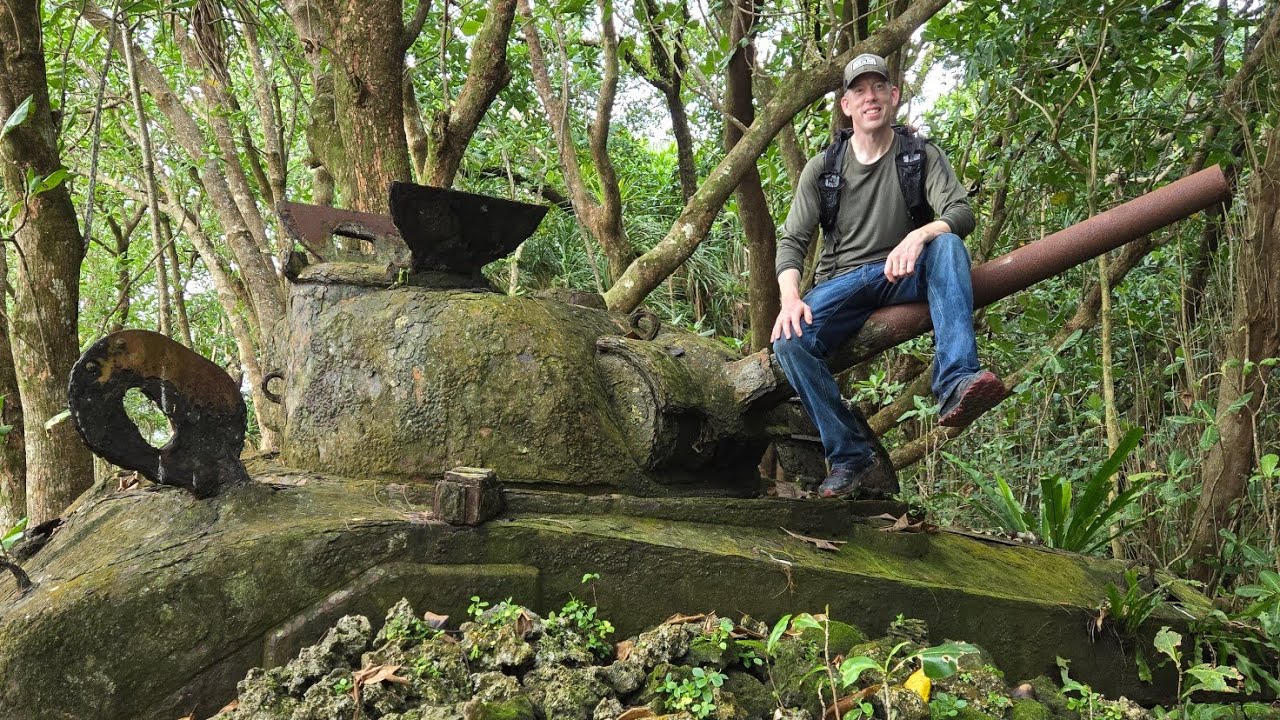 6 Days in Palau – Searching Jungle for WWII Battlefields, Fishing, Kayaking & Snorkeling