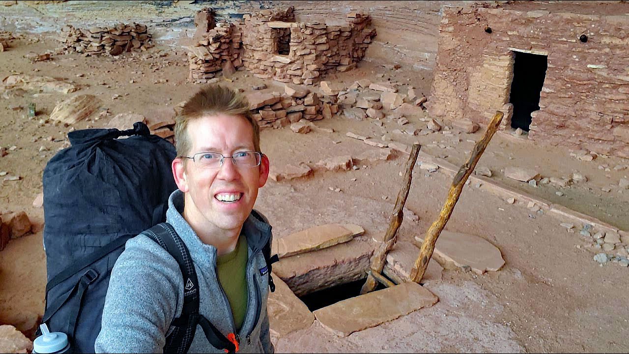I Found an Abandoned Native American City – Hiking & Camping in Snow Storm