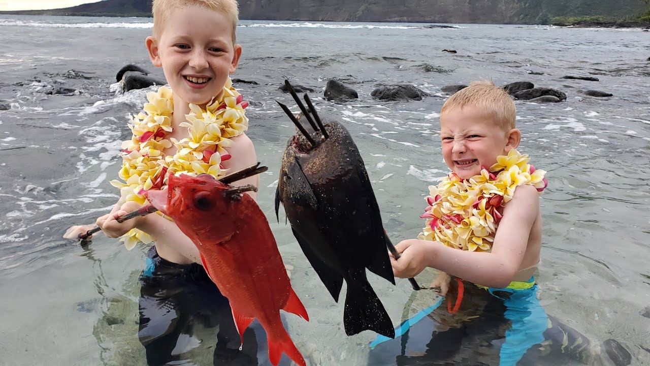 2 Weeks Fishing, Camping, Hiking & Adventure in Hawaii – Fishing Catch and Cook.