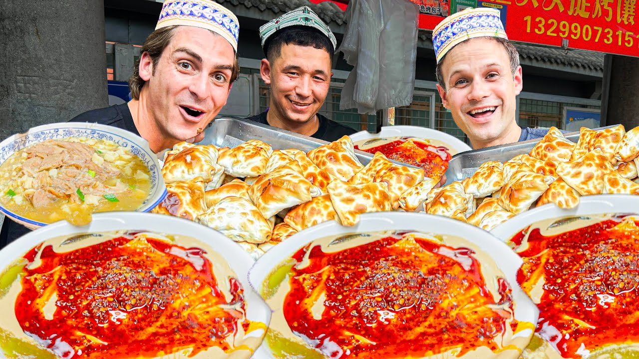 MUSLIM Chinese Street Food Tour of Xi’an, China!  (INSANE!) The BEST Food in China!