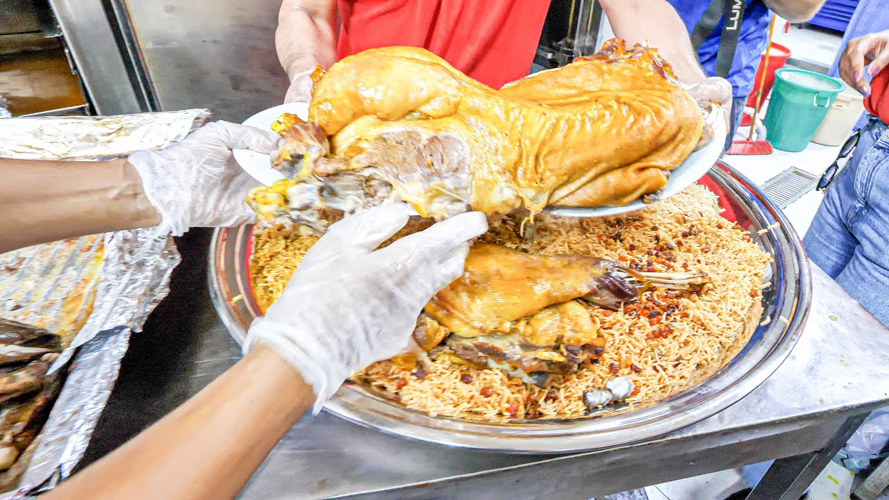 LEVEL 9999 Arabic CAMEL Platter + Insane Chicken + Street Food Tour of Sharjah, UAE – Let’s EAT!!!