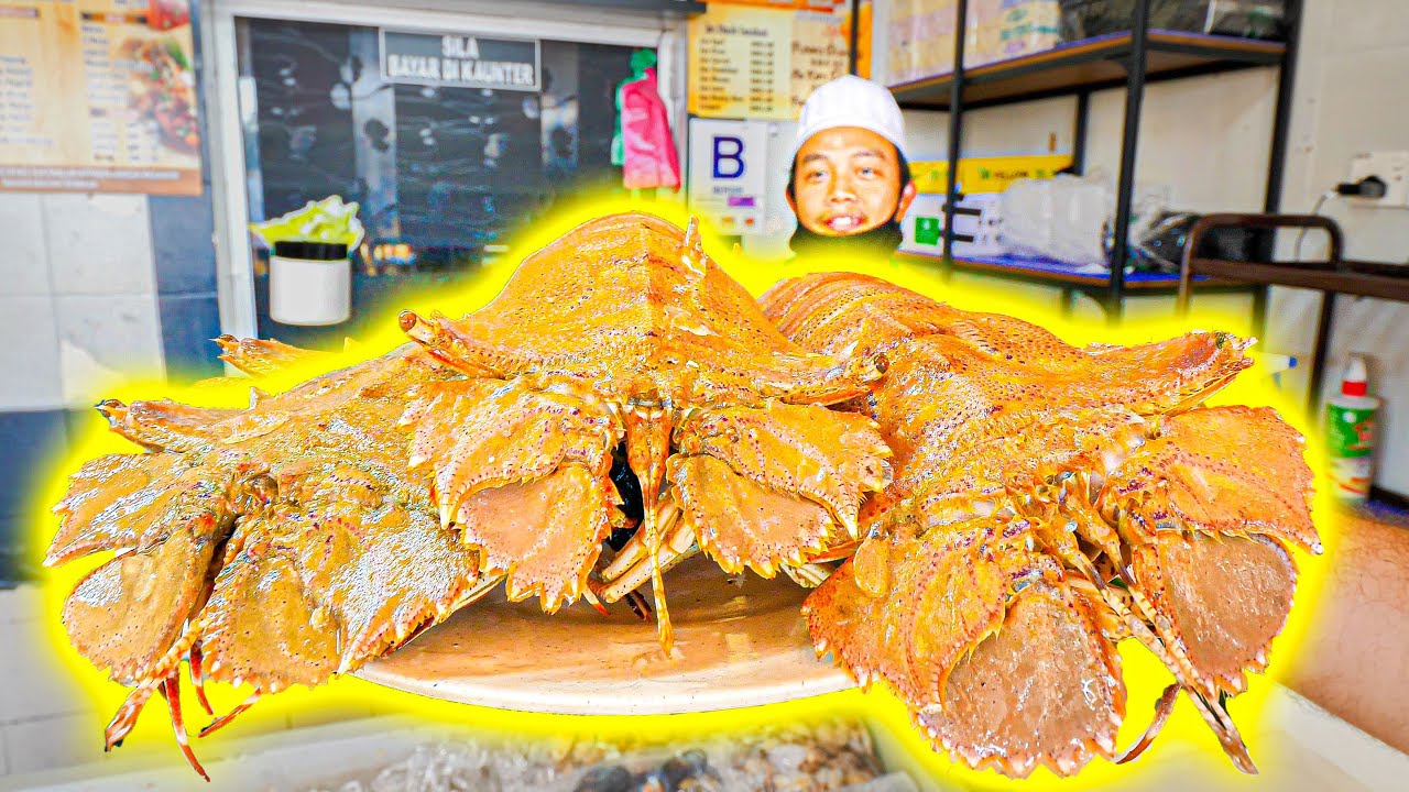 Street Food in Malaysia – GIANT ALIEN Lobster (SPICY!) + Incredible BBQ Street Food ROAD TRIP!!!