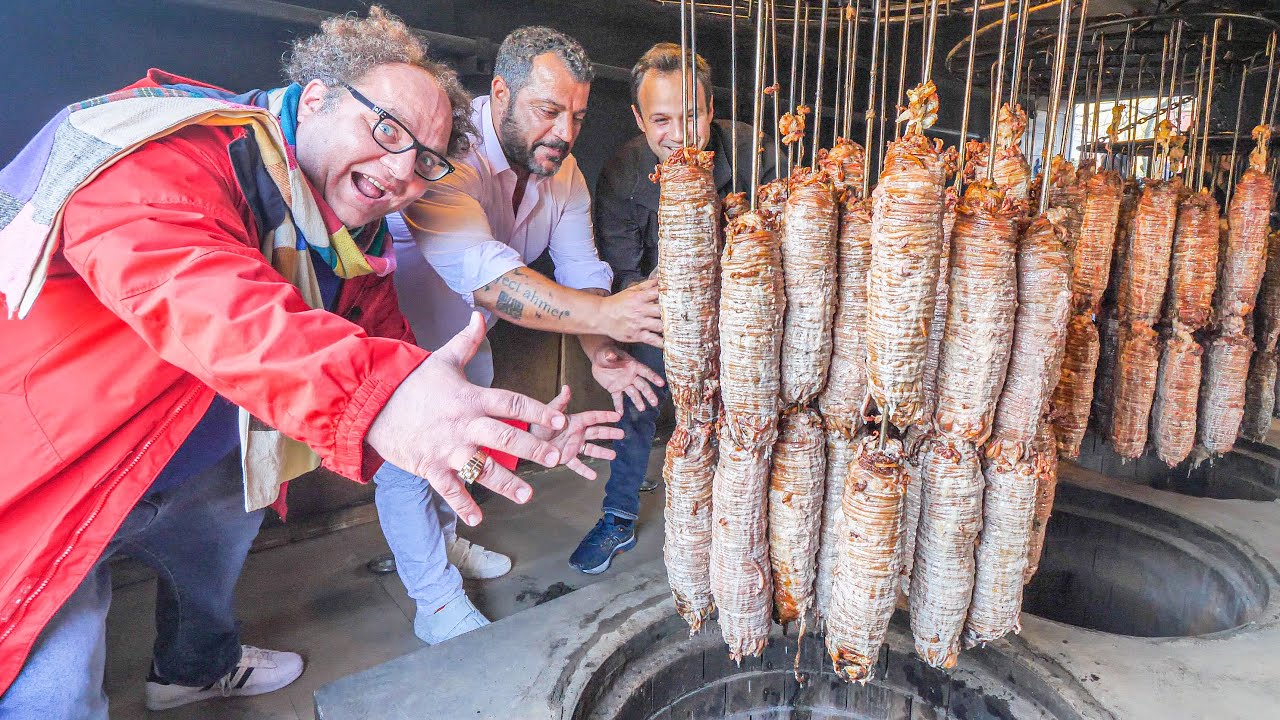 Most UNIQUE Street Food in Turkey – UNDERGROUND Kokorec FACTORY + Street Food Tour of Istanbul!!!