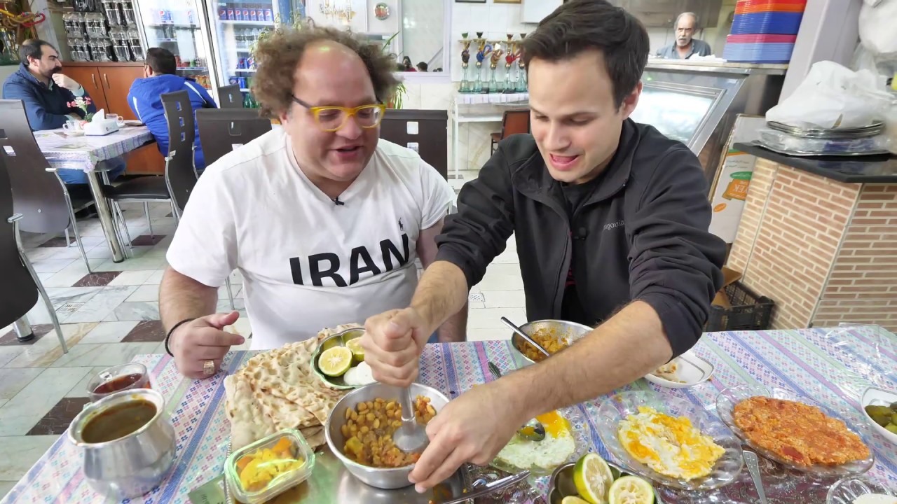 Tehran BREAKFAST with Mr. Taster (OUTTAKE!) VERY DELICIOUS!!!