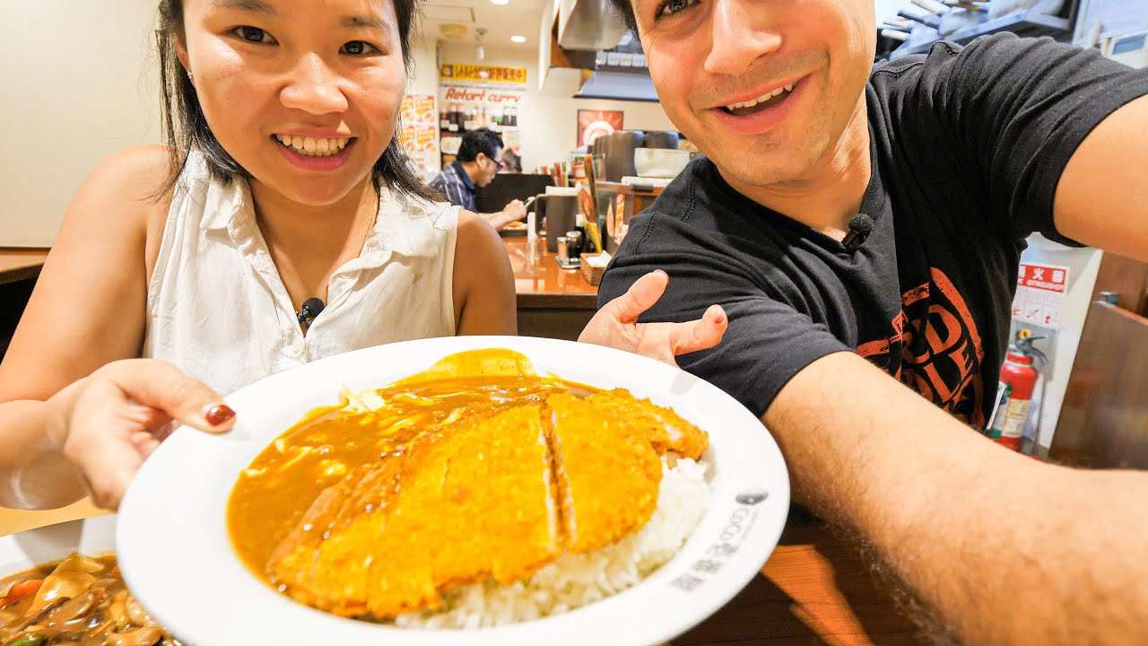 Eating Fast Food CURRY RICE in Japan! (CHEAP, FILLING, and SATISFYING!)
