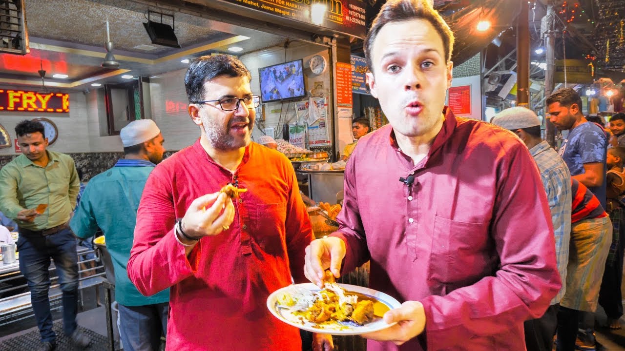 EXTREMELY DEEP Indian Street Food Tour of OLD DELHI – INSANE Street Food ACTION for RAMZAN!