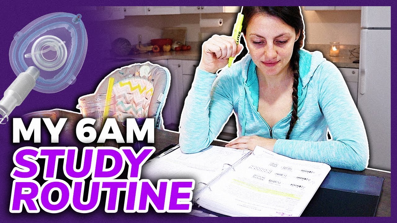 6AM STUDY ROUTINE | WAKING UP EARLY!