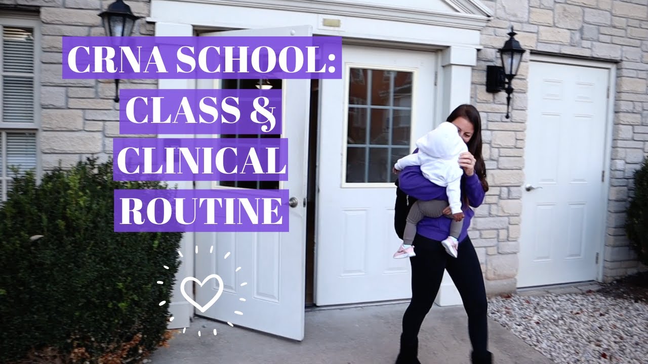 CRNA school routine | Class and clinical day in the life!