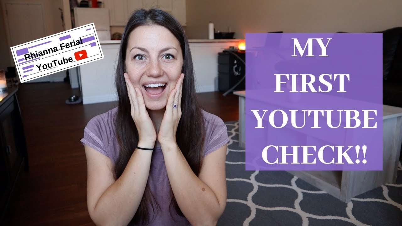 How Much Money I Make | MY FIRST YOUTUBE CHECK!!!