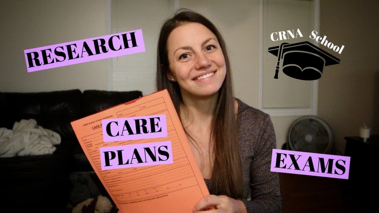 CRNA School: Care plans, coursework, exams and research!