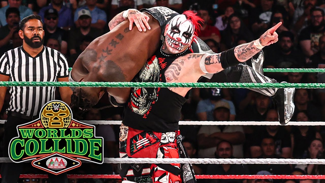 Pagano & Psycho Clown vs. Kofi Kingston & Grayson Waller: Worlds Collide 2025 highlights