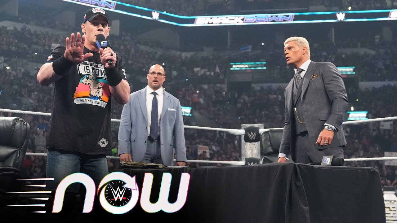 Cody Rhodes and John Cena’s final face-off before SummerSlam: WWE Now, August 1, 2025