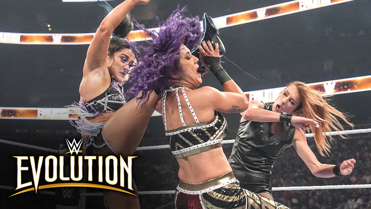 Becky Lynch vs. Bayley vs. Lyra Valkyria | Women’s Intercontinental Title Match: Evolution 2025