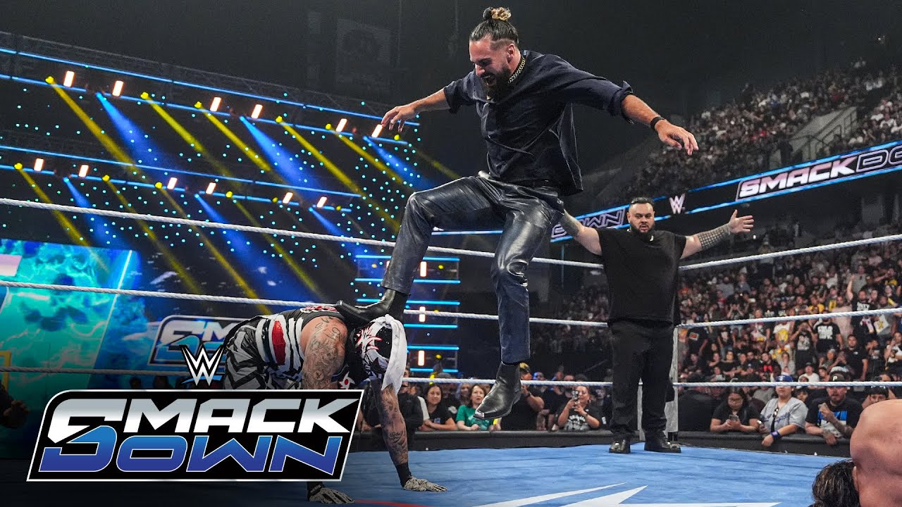 Seth Rollins, Bron Breakker and Bronson Reed destroy Penta and Andrade: SmackDown, June 6, 2025