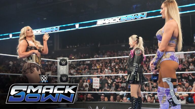 Tiffany Stratton calls Alexa Bliss and Charlotte Flair obsolete: SmackDown, May 23, 2025 hq720