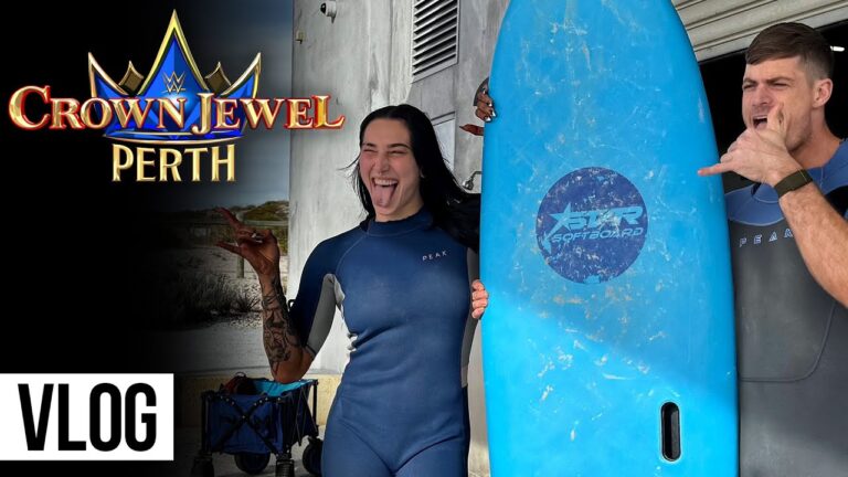 Rhea Ripley and Grayson Waller head to Australia for a huge announcement: WWE Vlog hq720