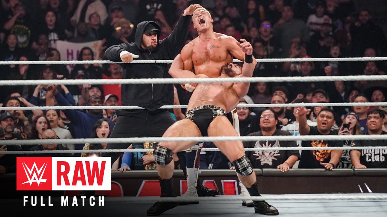 FULL MATCH: Cody Rhodes vs. Drew McIntyre: Raw, Feb. 19, 2024