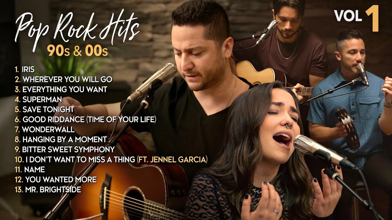 Boyce Avenue Acoustic Cover 90s & 00s Pop Rock Hit Songs (Iris, Superman, Wonderwall, Name)