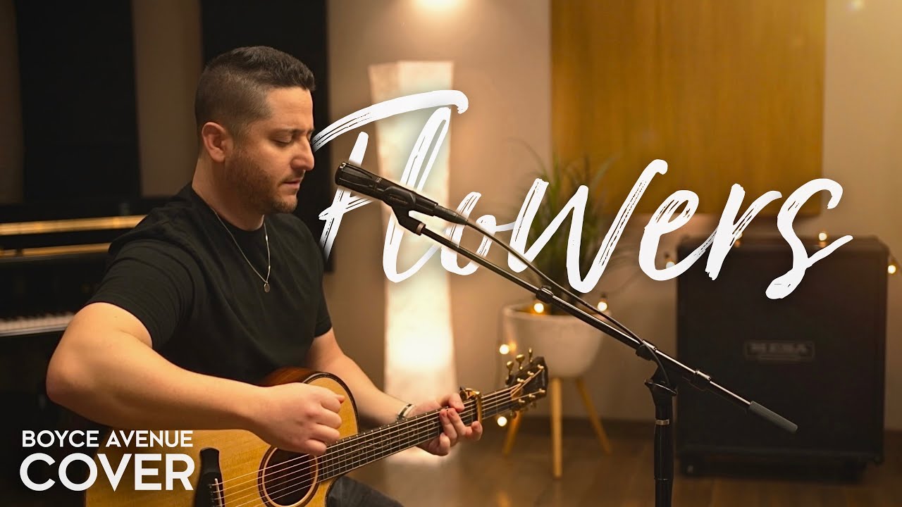 Flowers – Miley Cyrus (Boyce Avenue acoustic cover) on Spotify & Apple