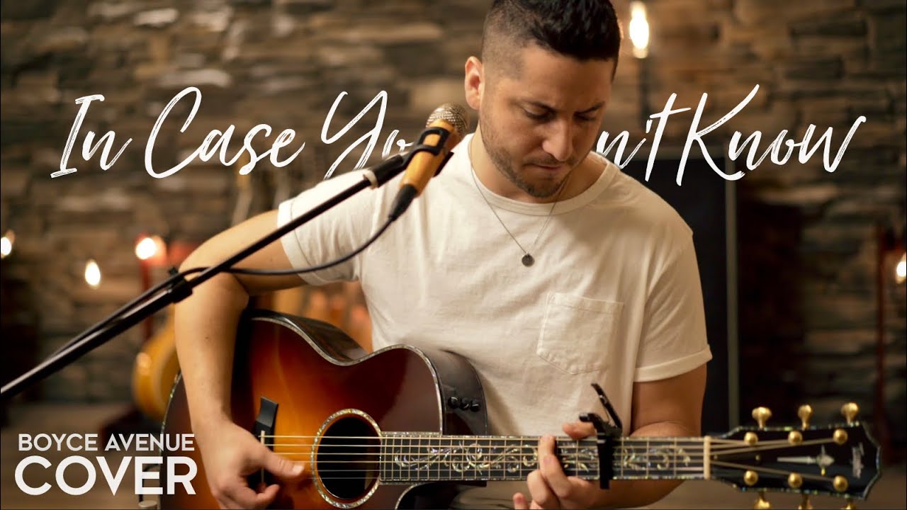 In Case You Didn’t Know – Brett Young (Boyce Avenue acoustic cover) on Spotify & Apple