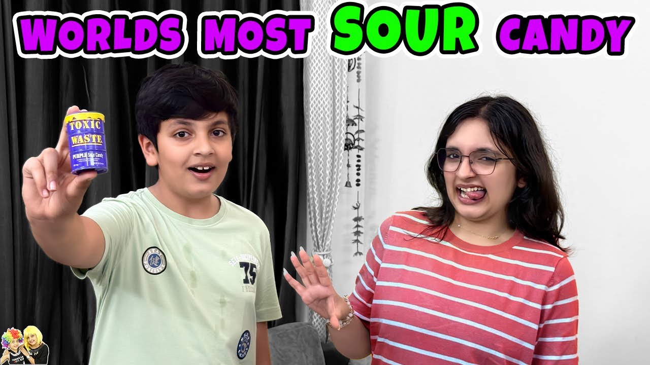 WORLD’S MOST SOUR CANDY | Spicy vs Sour No Reaction | Aayu and Pihu Show
