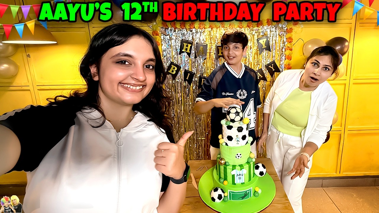 AAYU’s 12th Birthday Party | 5 Story Birthday Cake | Aayu and Pihu Show
