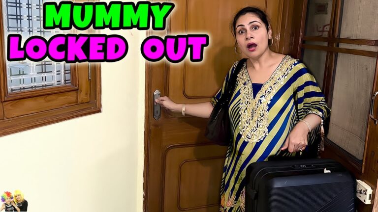 MUMMY LOCKED OUT | Funny Short Movie | Aayu and Pihu Show hq720