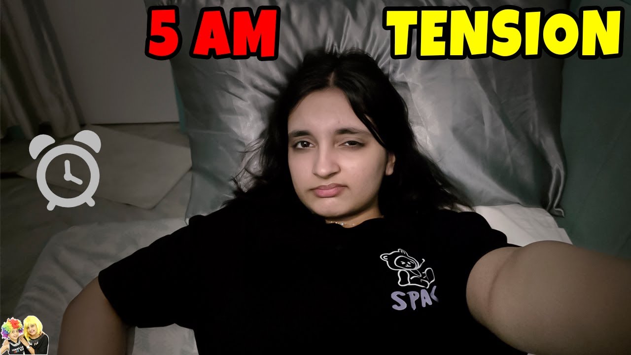 5 AM KI TENSION | Home alone masti | Aayu and Pihu Show