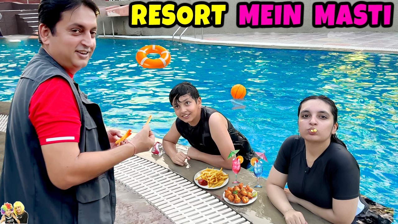 RESORT MEIN MASTI | Activities in Resort | Aayu and Pihu Show