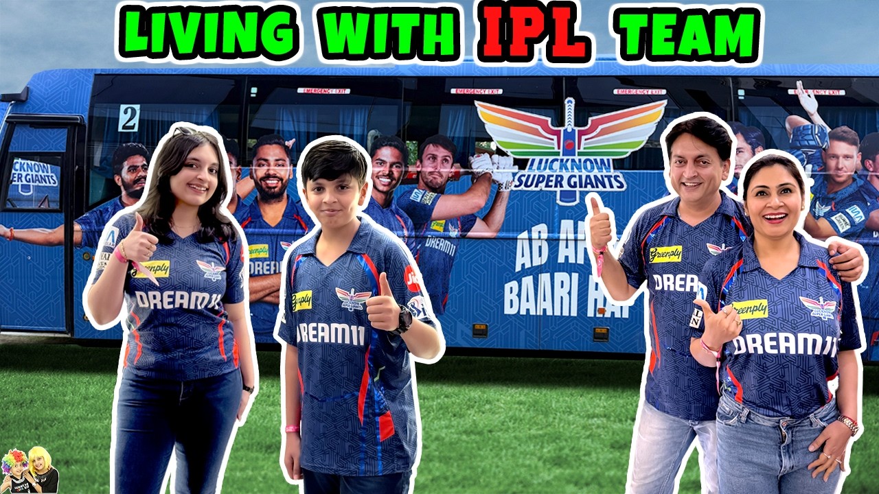LIVING WITH IPL TEAM – LSG | Lucknow Super Giants | Aayu and Pihu Show