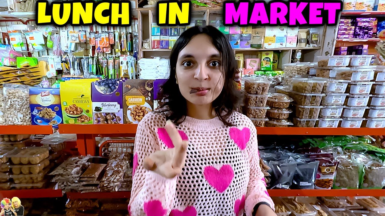 LUNCH IN MARKET | Aayu and Pihu Show