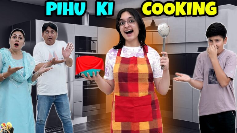 PIHU KI 1st COOKING | Short Family Movie | Aayu and Pihu Show hq720