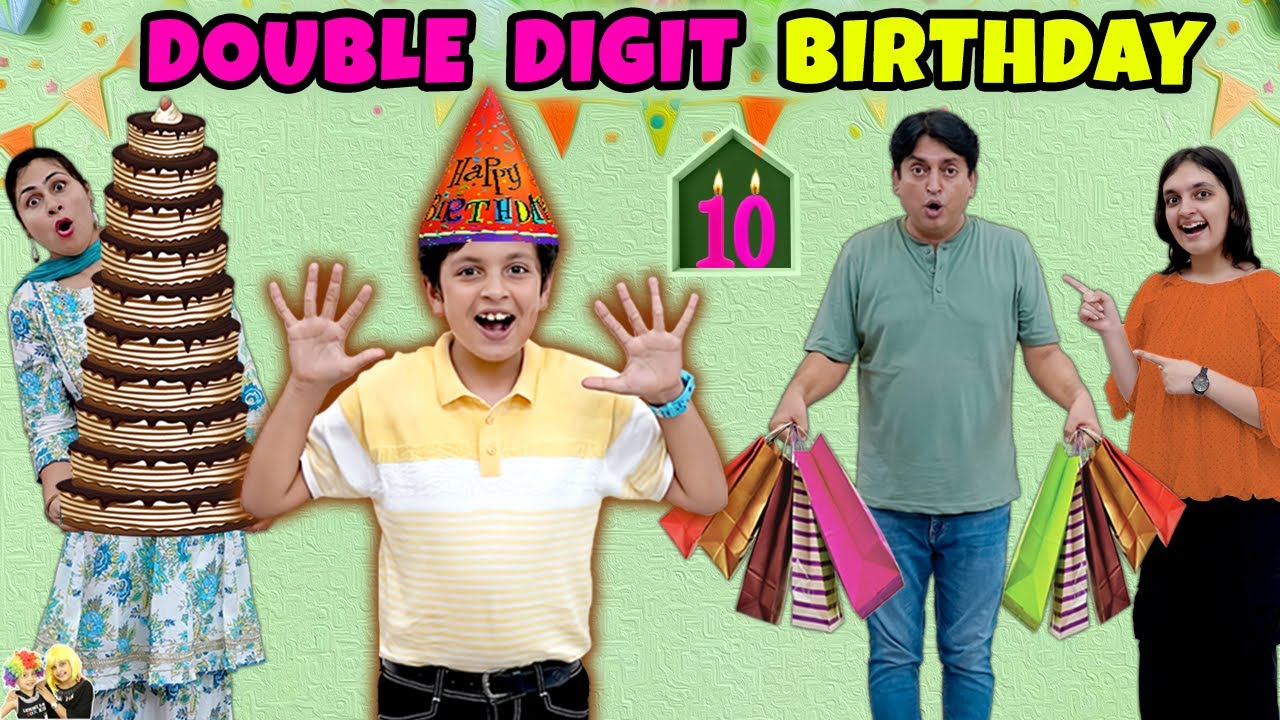 DOUBLE DIGIT BIRTHDAY CELEBRATION | Aayu ka Birthday Short Movie | Aayu and Pihu Show