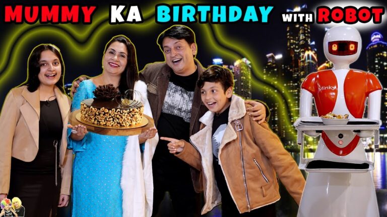 MUMMY KA BIRTHDAY with ROBOT | Birthday Celebration at Restaurant | Aayu and Pihu Show hq720